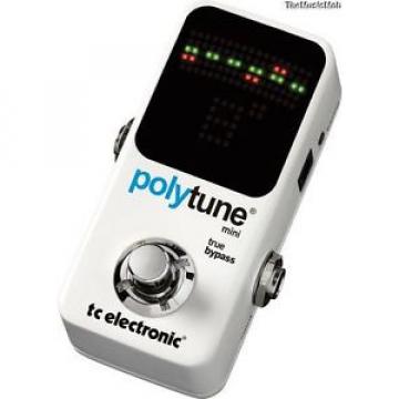 NEW TC ELECTRONIC POLYTUNE MINI TUNER PEDAL 0$ US S&amp;H w/ FREE CABLE