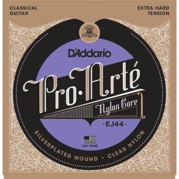 D&#039;Addario Pro Arte Nylon Classical Guitar Strings; extra hard tension EJ44