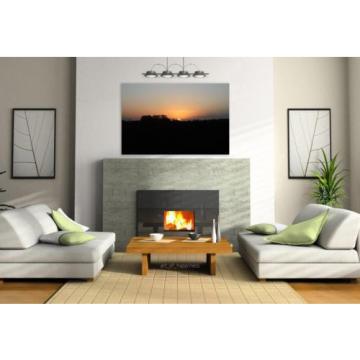 Stunning Poster Wall Art Decor Sunset Sol Eventide Horizon 36x24 Inches