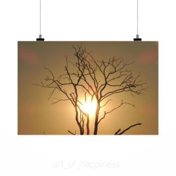 Stunning Poster Wall Art Decor Sunset Eventide Sol Horizon 36x24 Inches