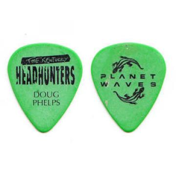 The Kentucky Headhunters Doug Phelps Signature Green Guitar Pick - 1990s Tours