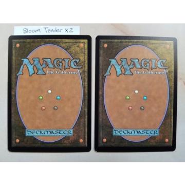 2 BLOOM TENDER EVENTIDE GREEN CREATURE ELF TWO CARDS MAGIC THE GATHERING MTG LOT