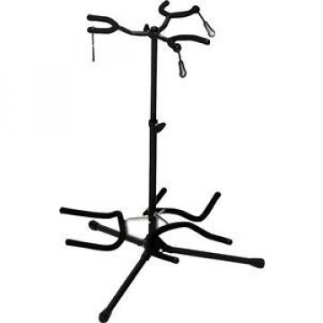 L.A Stands Tubular Triple Guitar stand Holds 3 electric bass or acoustic Guitars