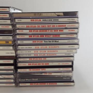 Bob Dylan 41 CD Collection Lot CDs + Unplugged VHS Huge Biograph