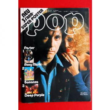ROXY MUSIC  COVER DEEP PURPLE DAVID ESSEX 1974 TINA TURNER LED ZEPPELIN MAGAZINE