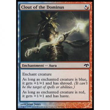 MTG Clout of the Dominus x4 Eventide ENGLISH LP Common Hybrid Blue Red