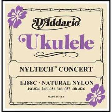 D&#039;Addario EJ88C Nyltech Concert Ukulele Strings Concert Uke Standard Tuning Set