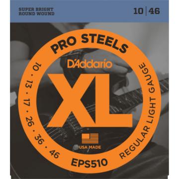 10 Sets D&#039;Addario EPS510 Pro Steels Regular Light 10-46 Guitar Strings