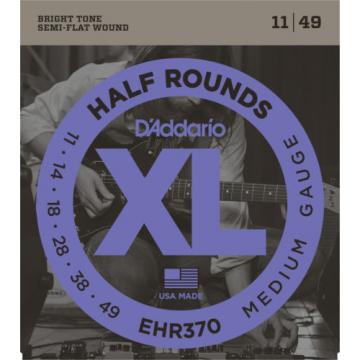 3 Sets D&#039;Addario EHR370 Half Rounds Medium 11-49 Electric Guitar Strings