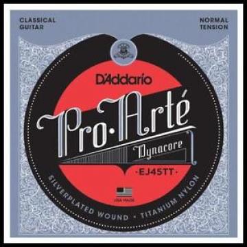 D&#039;Addario EJ45TT ProArte DynaCore Normal Tension Classical Guitar Strings EJ45 T