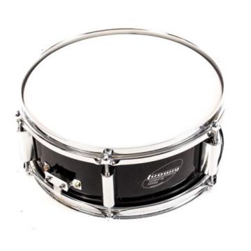 Ludwig Accent  Jr Snare drum 12 x 5&#034;,  Black With Stand