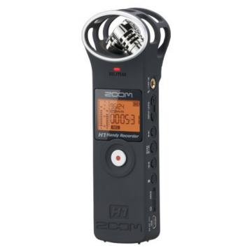 Zoom H1 Handy Recorder - Matte Black Handheld Recorder