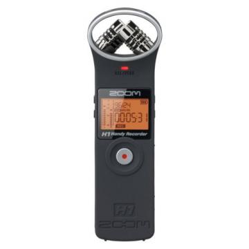 Zoom H1 Handy Recorder - Matte Black Handheld Recorder