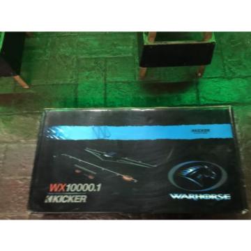 KICKER WARHORSE WX10000.1 10,000 WATT AMP