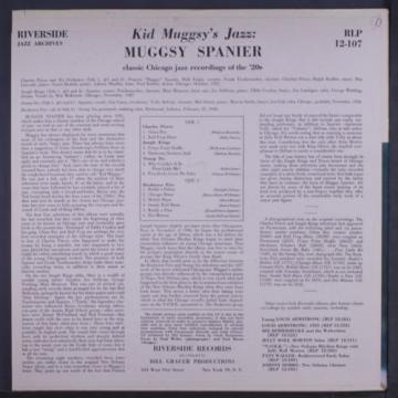 MUGGSY SPANIER: King Muggsy&#039;s Jazz LP (Mono) Jazz