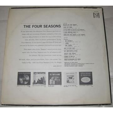 FOUR SEASONS -  ON STAGE WITH - VEE JAY MONO 1ST PRESS VG+