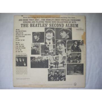 THE BEATLES &#034;Second Album&#034; MONO Capitol T-2080 Rainbow DG Labels VG