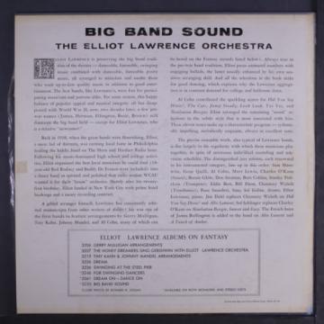 ELLIOT LAWRENCE: Big Band Sound LP (Mono, red vinyl, tag stain obc, 2 neat clea