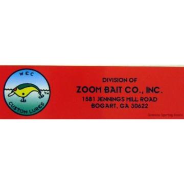 ZOOM BAIT COMPANY WEC LIGHTNING BOLT CRANKBAIT CHARTREUSE BLACK