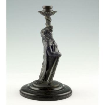 Boy in Löwenfell Candles Chandelier Hercules Marble foot France 1860 Stand