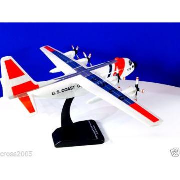 Lockheed C-130 Hercules US Coast Guard Plastic Display Model New In Box W/Stand!