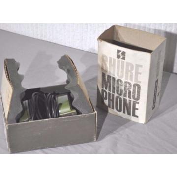 2-VINTAGE SHURE 510-S MODEL HERCULES DESKTOP/STAND MICROPHONES W/1 ORIGINAL BOX