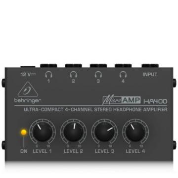 Behringer HA400 Microamp 4 Channel Stereo Headphone Amplifier