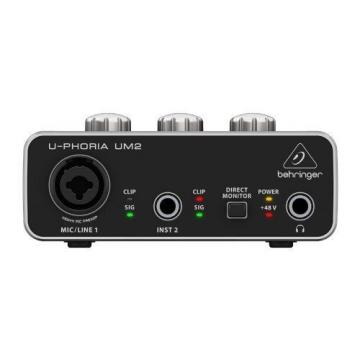 U-Phoria UM2 Music USB Audio Interface Recording Microphone Instrument Equipment