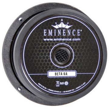 Pair Eminence Beta-6A 16.5cm&#034;High Power Midbass Woofer 8ohm 94dB Replacement