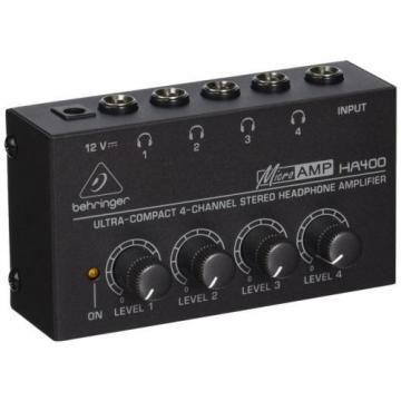 Behringer High Power Microamp Ultra Compact 4 Channel Stereo Headphone Amplifier