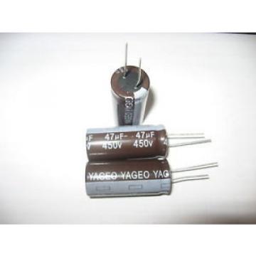 Lot de 4 Capacitors 47MF 47µF 450V Radial 105°c