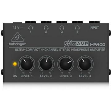 Behringer HA400 Microamp 4 Channel Stereo Headphone Amplifier