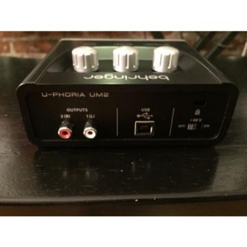 (New) Behringer U-Phoria UM2 USB Audio Interface