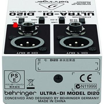 Behringer DI20 Ultra-DI 2 Channel DI Box/Splitter