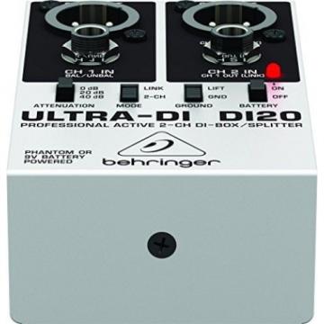 Behringer DI20 Ultra-DI 2 Channel DI Box/Splitter