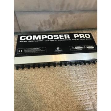 behringer composer pro