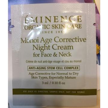 EMINENCE MONOI AGE CORRECTIVE NIGHT CREAM FOR FACE AND NECK