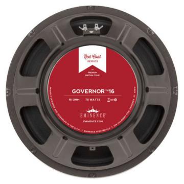 Eminence The Governor 12&#034; Guitar Speaker Red Coat 16ohm 75W 102dB Replacement