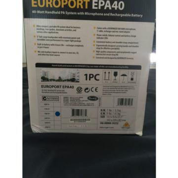 BEHRINGER EUROPORT EPA40