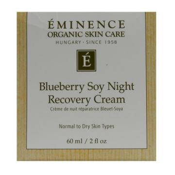 Eminence Organic Blueberry Soy Night Recovery Cream 2 Ounce