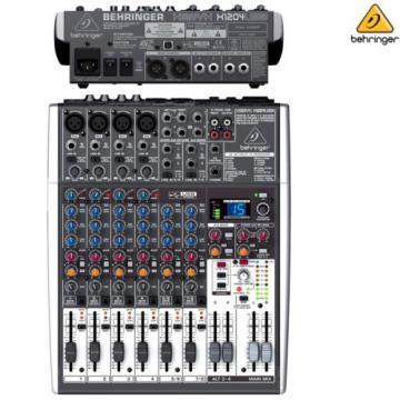 Behringer Xenyx X1204USB 12-Input USB Audio Mixer w/ Effects l Authorized Dealer