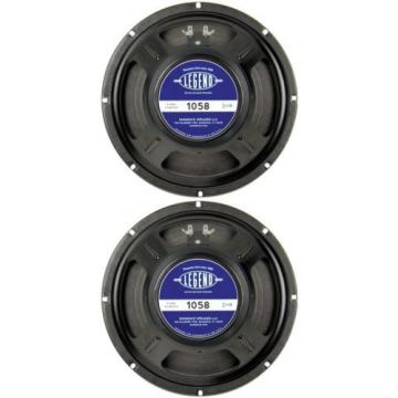 Eminence Legend 1058 Legend Series 10&#034; 75-Watt Replacem... (2-pack) Value Bundle