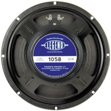 Eminence Legend 1058 Legend Series 10&#034; 75-Watt Replacem... (2-pack) Value Bundle