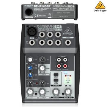 Behringer Xenyx 502 5-Channel Compact Audio Mixer NEW l USA Authorized Dealer