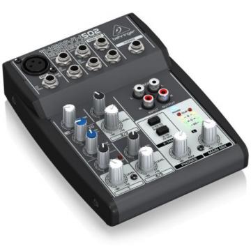 Behringer Xenyx 502 5-Channel Compact Audio Mixer NEW l USA Authorized Dealer