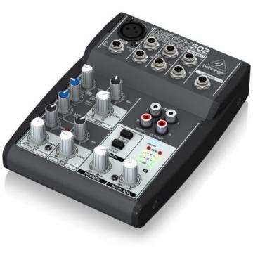 Behringer Xenyx 502 5-Channel Compact Audio Mixer NEW l USA Authorized Dealer