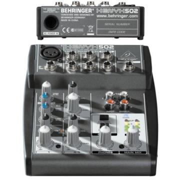 Behringer Xenyx 502 5-Channel Compact Audio Mixer NEW l USA Authorized Dealer