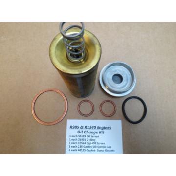 Pratt &amp; Whitney Aircraft R985 R1340 Radial Engine Oil Change Kit AT-6 Stearman