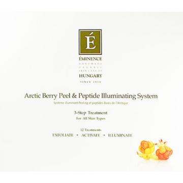 Eminence Arctic Berry Peel and Peptide Illuminating System (3 piece) NEW IN BOX