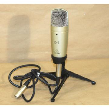 Behringer C-1 Condenser Cable Professional Microphone w/ tripod &amp; cable 116648-1